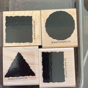 2000 Stampin’ Up! “Little Shapes” 4 pc set